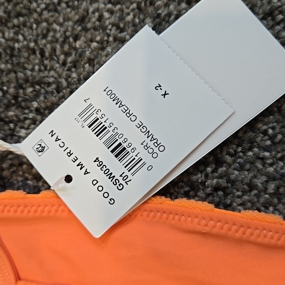 NWT Good American Women Orange Cream Swim bottom bikini sz 2/M - Picture 3 of 7